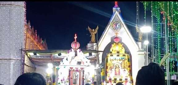 St.Ubagara Annai’s 10th day Chariot Procession