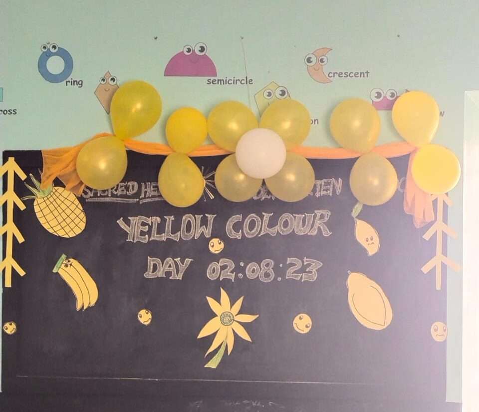 Kindergarten Yellow Day Celebration in Kavalkinaru