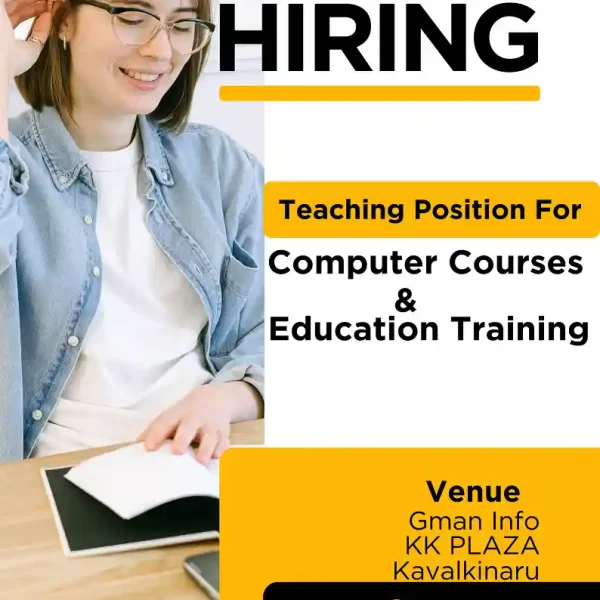 Job offer in Gman Info KK PLAZA