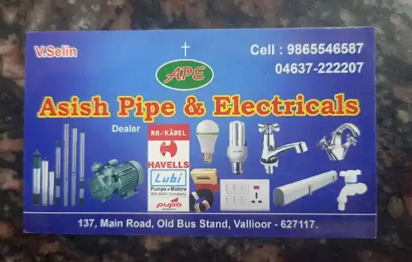 Asish Pipe & Electricals
