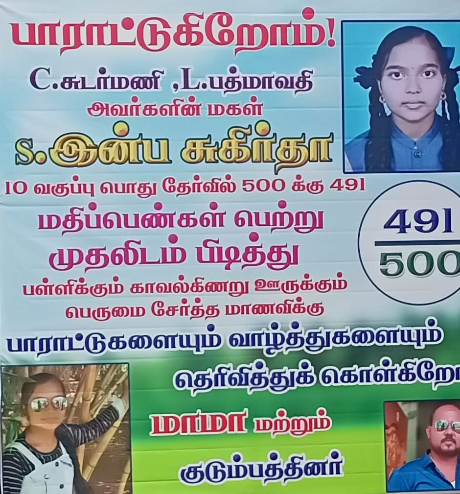 Congratulations to the Kavalkinaru School Toppers!