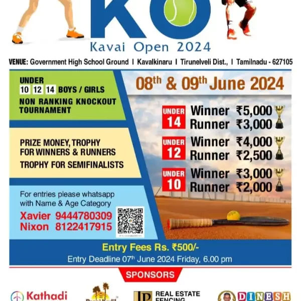 Kavai Open Tennis – 2024